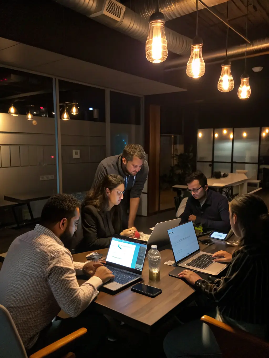 A team of IT experts is collaborating on a cloud migration strategy, ensuring seamless transition and optimal performance for a client's business.